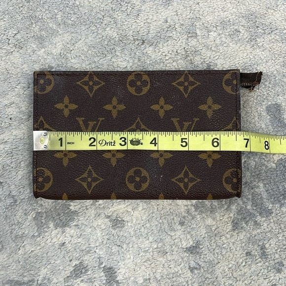 Vintage Louis Vuitton Monogram Bucket Pouch GM Pochette Clutch Toiletry Bag - Picture 10 of 16